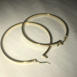 925 Sterling silver hoops earrings